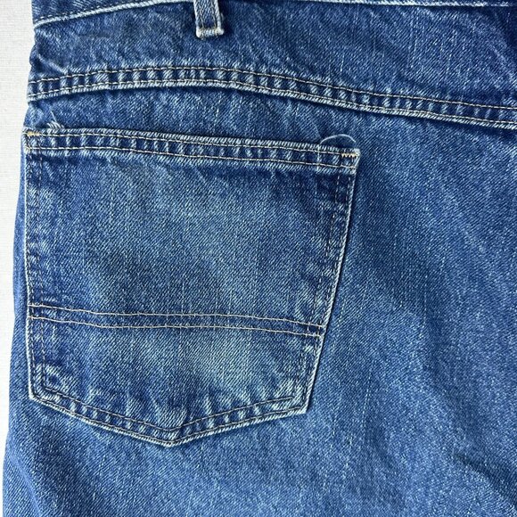 DICKIES DENIM WORK PANTS, BIG MAN - SIZE 42 X 32, - Picture 4 of 9